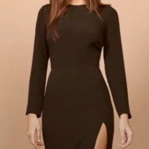 Reformation Black Dress